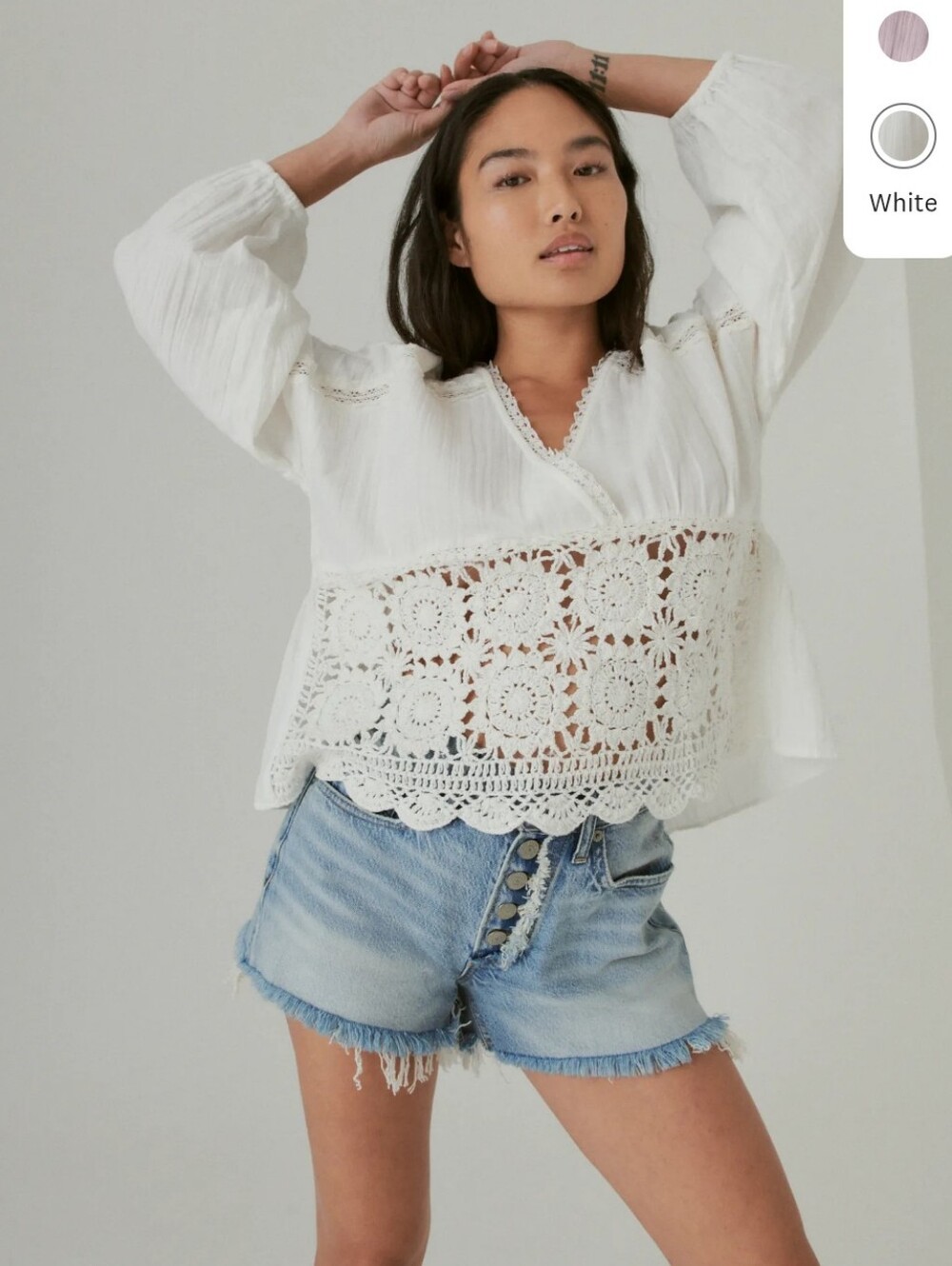 Lucky Brand Crochet Top